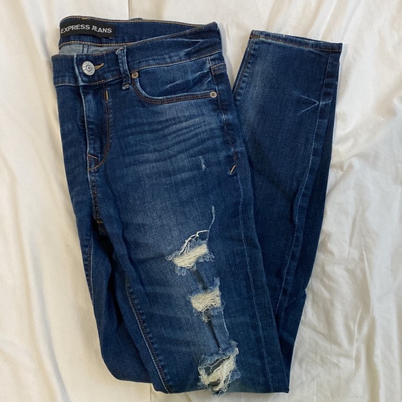 Express Ripped jeans 👖💙 - Picture 2 of 3